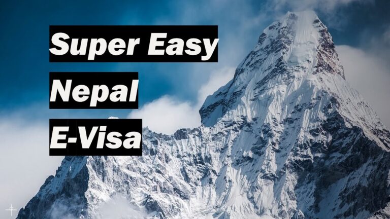 How to complete the Nepal E-Visa Application 🇳🇵