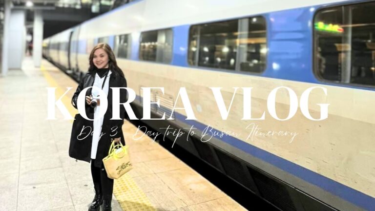 Korea Travel Vlog: DAY 3 One day in Busan, South Korea