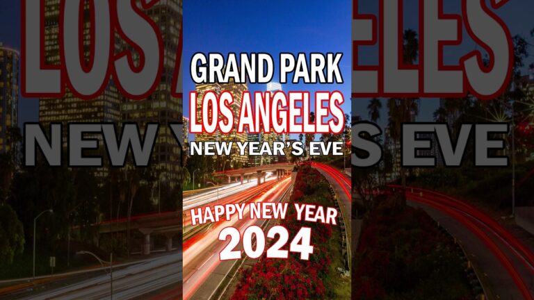 Los Angeles New Year's Eve #nye #2023 #happynewyear2024 #newyear2024 #usa #countdown #vlog #shorts