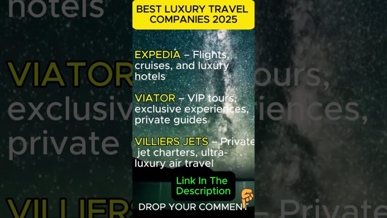 Discover the Best Luxury Travel Companies for 2025 NOW #travel  #expedia #luxury #firstclassflights