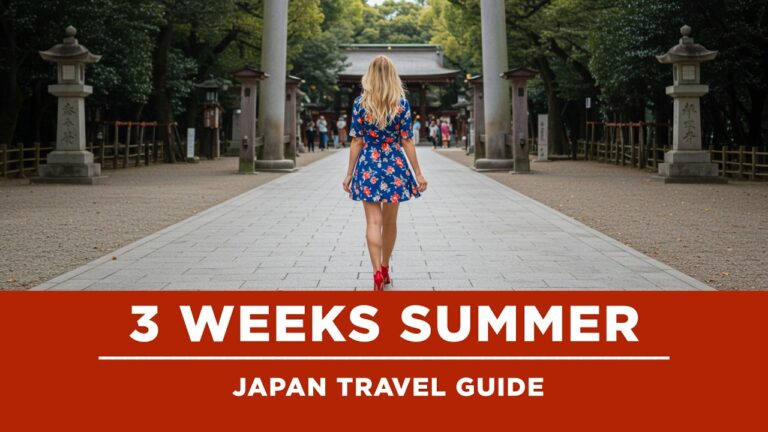 3 Weeks Summer in Japan Travel Guide @tommytravelz