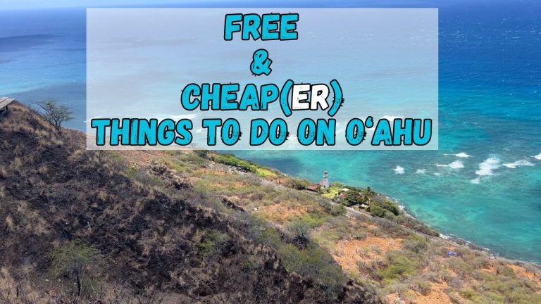 Free & Cheap(er) Fun Things to Do on O‘ahu – Activities, Food & Beautiful Places to See in Hawaii
