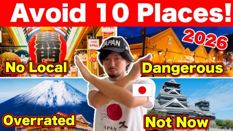 Don’t Go Here in Japan! 10 Overrated or Risky Places Tourists Should Skip in 2026